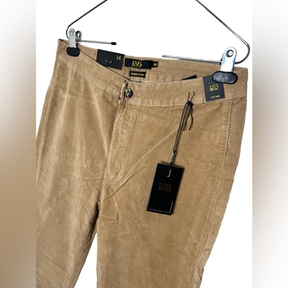 Lucky &  Blessed Women's Mocha Carson Corduroy Flare - Picture 5 of 13